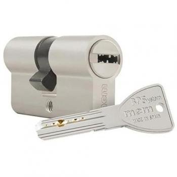 Bombillo de seguridad LC Antibumping 30x30 mm Niquelado Mcm Cilindro Europerfil BPSPN-60 R-13.5