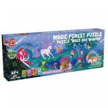 Magic Forest Glow-in-the-Dark Puzzle - 200 Pieces, 1.5 Meters Long