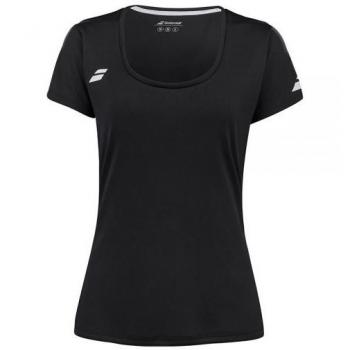 Babolat Play Camiseta de Manga Corta para Mujeres - Negro, Ropa de Pádel Mujer, Camiseta Sin Mangas Babolat Play Cs Top 3wp2011 2000 Mujer