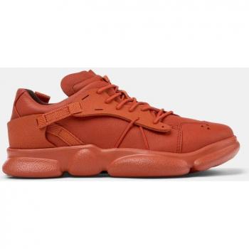 CAMPER Karst - Women's Red Sneakers in size 41 and size 10 made of Smooth leather/Cotton fabric