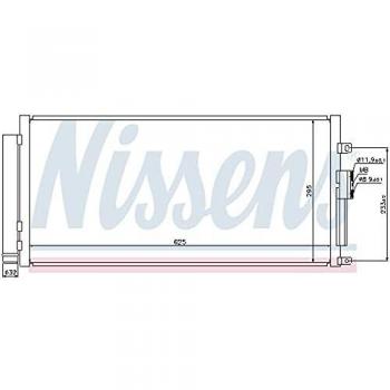 Condensador de aire acondicionado NISSENS 940291 FIRST FIT