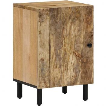 Mueble de baño de madera maciza de mango 38x33x58 cm Marrón
