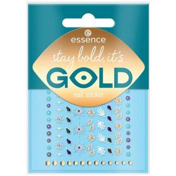 Essence Stay Bold It's Gold Nail Stickers - Long Lasting Decorative Nail Art Adhesives
