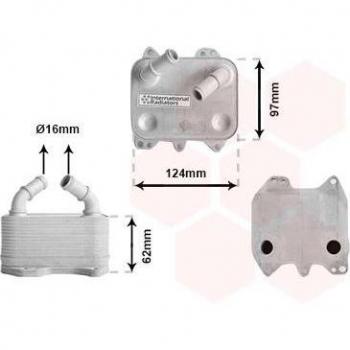 Enfriador de aceite VAN WEZEL 58013711