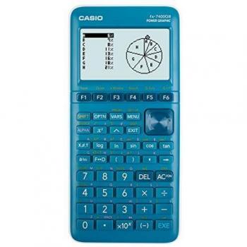 Casio Calculadora gráfica FX-7400GIII - Calculadora gráfica, pantalla LCD de alta resolución, funciones avanzadas de cálculo, capacidad para graficar funciones y ecuaciones, interfaz amigable, memoria interna para almacenar datos y gráficos,