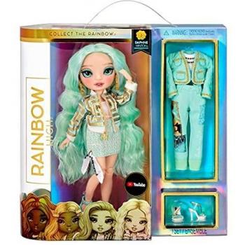 Rainbow High Moda Daphne Minto-Juguete Coleccionable para niños-con 2 Prendas Mix & Match y Accesorios para muñecas-Gran Regalo-Edad: 6-12 años-Menta