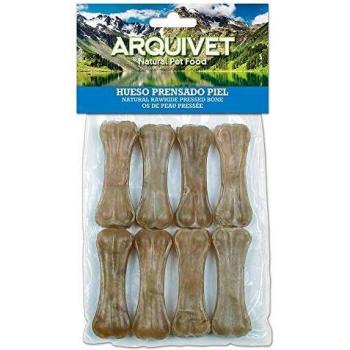 Arquivet Huesito prensado Piel - Snacks Perros - 8 cm