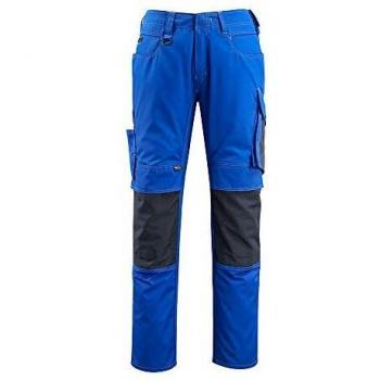 Pantalones de Trabajo Mascot Mannheim Azul Real/Negro Marino 82C64 (L32W48.5)