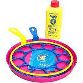 Multi-Burbujas Pustefix con Botella de 250ml y Accesorios para Burbujas Gigantes