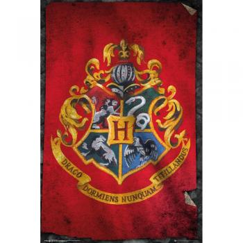 HARRY POTTER GB Eye LTD, Hogwarts Flag, Maxi Poster, 61 x 91,5 cm