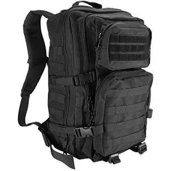 ProCase Mochila Táctica Militar 40L, Paquete de Asalto MOLLE de Gran Capacidad para Utilidad Militar, Bolsa de Emergencia de 3 Días para Caza Senderismo Acampada y Actividad al Aire Libre –Negro