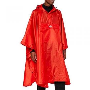 McKINLEY Lambaol II Poncho, Hombre, Rojo, S/M