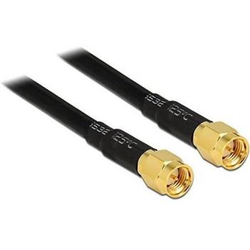 Cable de antena SMA a SMA, 10 metros, LMR195, baja pérdida, conectores dorados