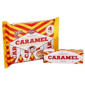 Tunnock's Caramelo De Chocolate Con Leche Obleas De 4 X 26,5g