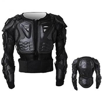 MONTALIN Peto Integral Moto, Motocross, Enduro, chaqueta Proteccion NEGRO M L XL XXL XXXL