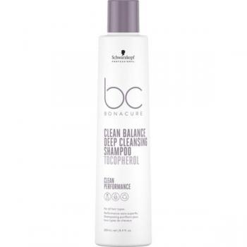 Schwarzkopf BC Bonacure Clean Balance Deep Cleansing Shampoo 250ml - Purifying Shampoo for Oily Hair