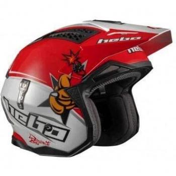HC1027 - Casco trial ZONE 4 TONI BOU REPLICA COLOR BLANCO TALLA XS