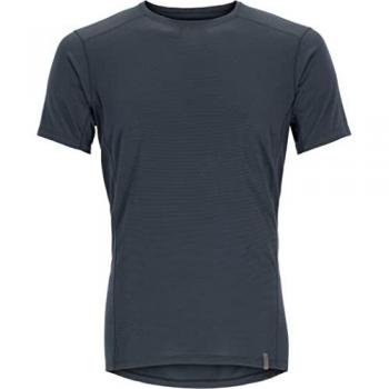 Rab Men's Syncrino Base Short-Sleeve T-Shirt - Beluga - Extra Large for Skiing, Trekking & Climbing