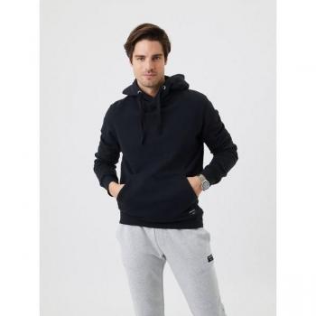 Björn Borg Men's Black Centre Hoodie - Size Large