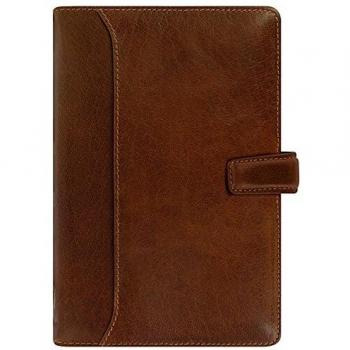Lockwood Personal Leather Organiser with 2025 Diary - Cognac