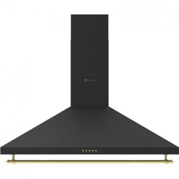 Campana Decorativa Solthermic H60PR 60cm Negra Rústica