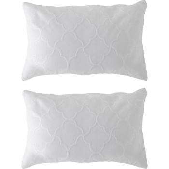 Juego de 2 fundas de almohada jacquard Dorya B Guy Laroche