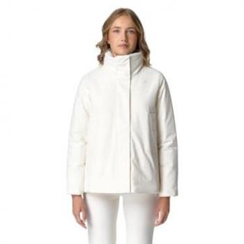 K-Way Marlette Women's Winter Jacket Écru Regular Fit Size L