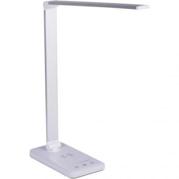 Lámpara de Mesa LED Regulable con Cargador Inalámbrico 6W 420Lm y Control Táctil