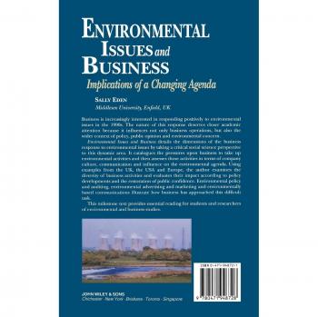 Libro de tapa dura sobre Problemas Ambientales y Negocios