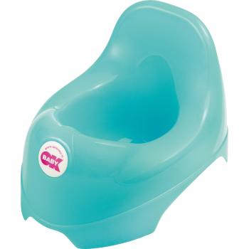 OKBABY Relax - Orinal Para Bebé Con Asiento Ergonómico Y Respaldo Alto -, Turquesa