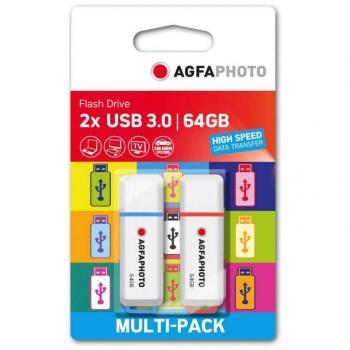 Agfaphoto USB 3.2 Gen 1 64GB Color Mix MP2