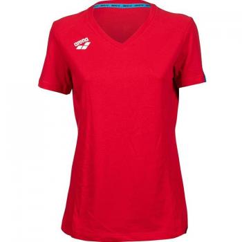 Arena Team Women's Cotton T-Shirt - Red - Size S