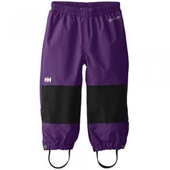 Helly Hansen K Shelter - Pantalón para niños, color morado, talla 128/8