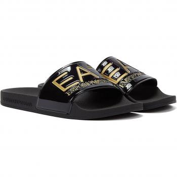Chanclas Armani EA7 - Maxilogo 45 Negro