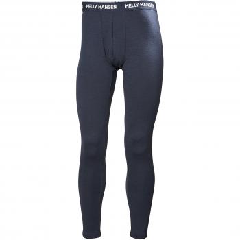 Helly Hansen HH LIFA Merino Basleayer Pant, Hombre, Navy, S