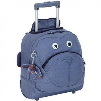 Kipling BIG WHEELY Bolsa escolar, 34 cm, 16.5 liters, Azul