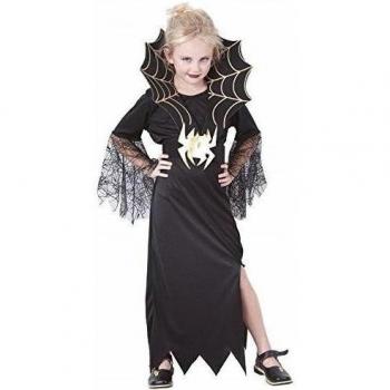 P'TIT Clown re87166 - Costume enfant veuve noire, L 10/12 ans