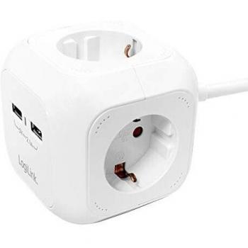 LogiLink LPS227 - Toma de corriente (Blanco)