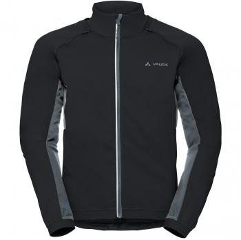 VAUDE Brocon Zip-Off Softshell Chaqueta, Hombre, Negro, Medium