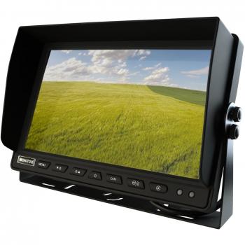 Monitor Visión Trasera Yatek 10,1 Cámaras AHD 1080P DVR 4 Entradas Negro
