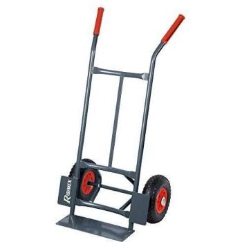 Carro portapacchi Ribimex 250 kg de metal alta calidad con ruedas inflables
