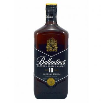 Ballantine's 10 Year Old American Barrel - Whisky escocés, envejecido durante 10 años, con un sabor suave y notas de vainilla, caramelo y frutas