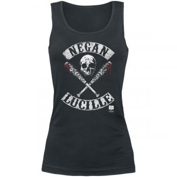 The Walking Dead Negan Lucille Top Mujer Negro XL