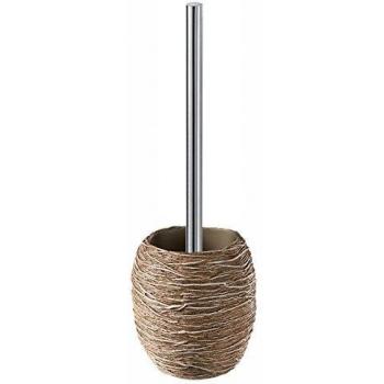 Gedy ID330300300 Escobillero Wc, Beige, 12.2x12.2x40