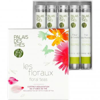 Palacio des Thés – Coffret cata Thés las flores – 5 tubos de 12 G