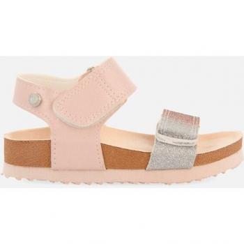 Sandalias Gioseppo para niña con doble cierre ajustable en color rosa