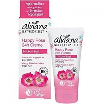 Alviana Happy Rose 24h Moisturizing Cream for Dry Skin, 50 ml