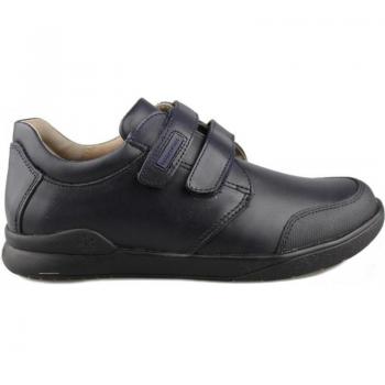 Zapatos Colegiales Biomecanics - Cómodos y de Gran Calidad, Zapatos de colegio de niño en napa de color negro, Zapatos de Niño BIOMECANICS BIOMECANIC DOS VELCROS MAR