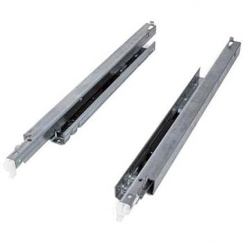 Guía Shelf Push/Amortiguado Extracción Total Acabado Zincado 350mm Tipo Cierre Push (Caja 20 Unidades)