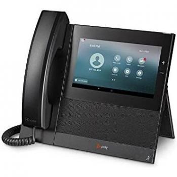 Teléfono IP POLY CCX 600 - Multimedia SIP Android 9, Pantalla táctil a color de 7 pulgadas, Wifi, Bluetooth, 2 puertos USB (tipo A y C), POE (no incluye fuente de alimentación